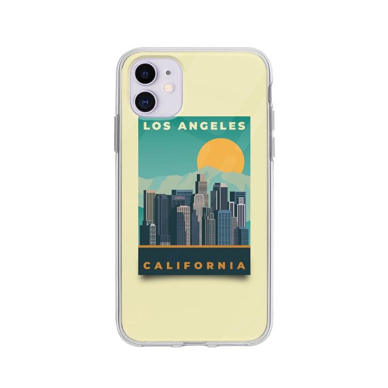 Coque Affiche Los Angeles pour iPhone 11 - Coque Wiqeo 10€-15€, Bastien M, Illustration, iPhone 11, Voyage Wiqeo, Déstockeur de Coques Pour iPhone
