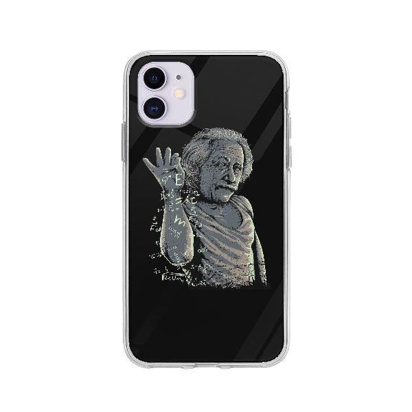 Coque Albert Einstein pour iPhone 11 - Coque Wiqeo 10€-15€, Adele C, Illustration, iPhone 11 Wiqeo, Déstockeur de Coques Pour iPhone