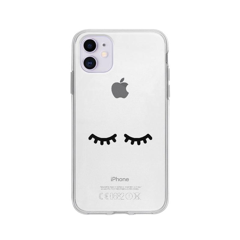 Coque Cils pour iPhone 11 - Coque Wiqeo 10€-15€, Expression, Français, Georges K, iPhone 11 Wiqeo, Déstockeur de Coques Pour iPhone