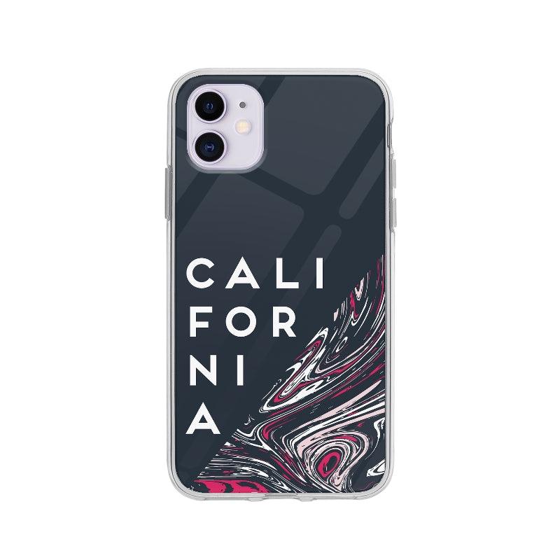 Coque Design Californie Abstrait pour iPhone 11 - Coque Wiqeo 10€-15€, Abstrait, Alice A, iPhone 11, Texte Wiqeo, Déstockeur de Coques Pour iPhone