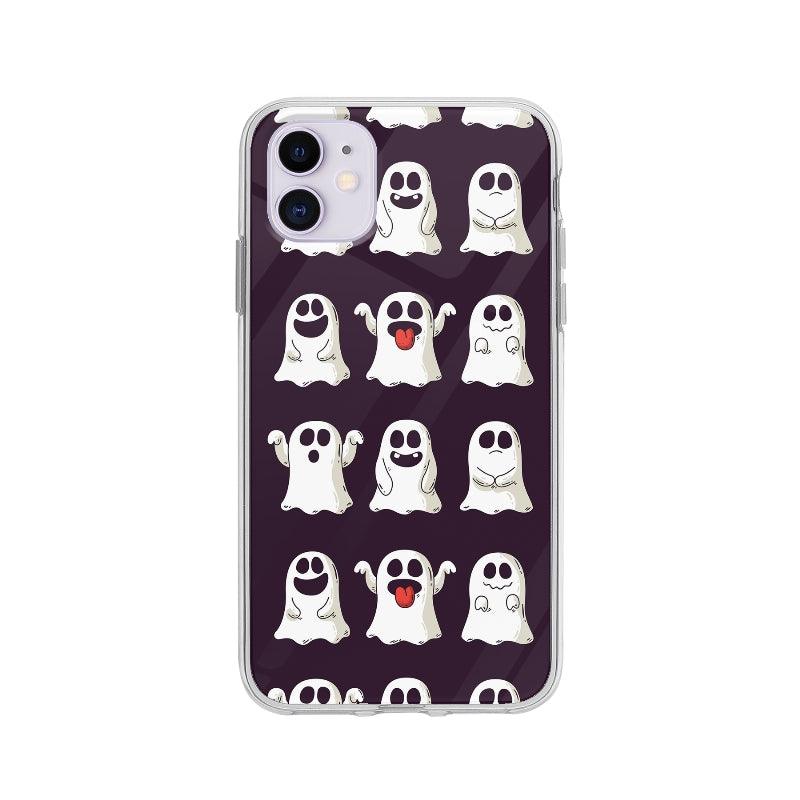 Coque Fantômes Marrants pour iPhone 11 - Transparent
