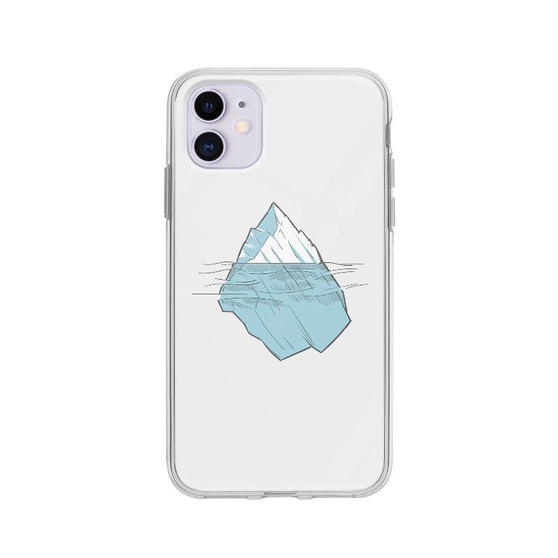 Coque Iceberg Dessiné pour iPhone 11 - Coque Wiqeo 10€-15€, Chantal W, Illustration, iPhone 11 Wiqeo, Déstockeur de Coques Pour iPhone