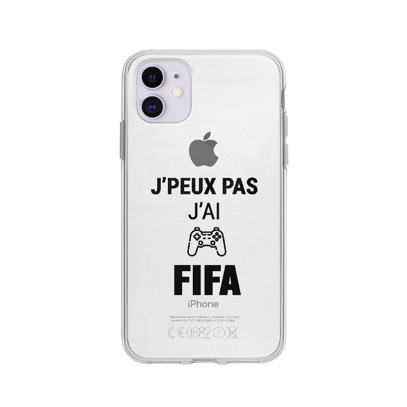 Coque J'peux Pas J'ai Fifa pour iPhone 11 - Coque Wiqeo 10€-15€, Delphine A, Drôle, Expression, Français, iPhone 11 Wiqeo, Déstockeur de Coques Pour iPhone