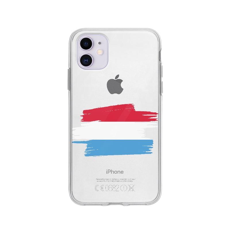 Coque Luxembourg pour iPhone 11 - Coque Wiqeo 10€-15€, Chantal W, Drapeau, iPhone 11, Luxembourg, Pays Wiqeo, Déstockeur de Coques Pour iPhone