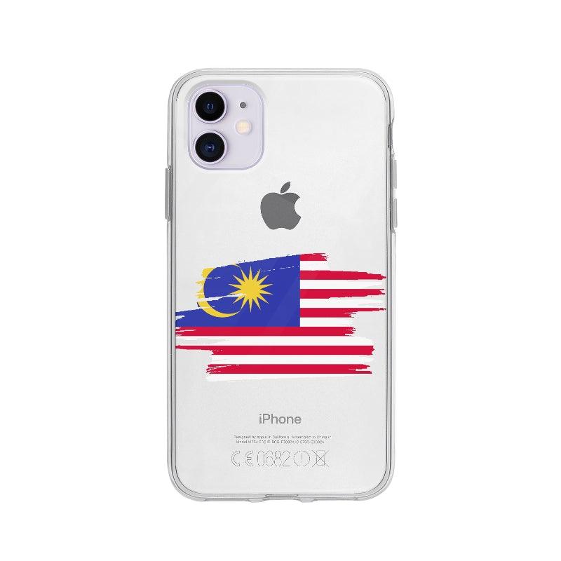 Coque Malaisie pour iPhone 11 - Coque Wiqeo 10€-15€, Alexis G, Drapeau, iPhone 11, Malaisie, Pays Wiqeo, Déstockeur de Coques Pour iPhone