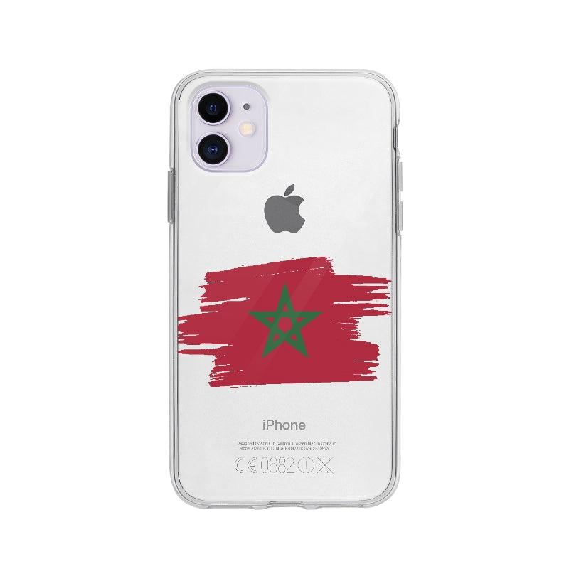 Coque Maroc pour iPhone 11 - Coque Wiqeo 10€-15€, Drapeau, Giselle D, iPhone 11, Maroc, Pays Wiqeo, Déstockeur de Coques Pour iPhone