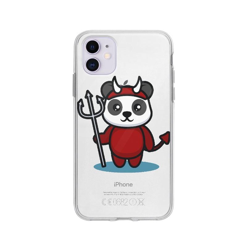 Coque Panda Déguisé En Diable pour iPhone 11 - Coque Wiqeo 10€-15€, Déguisé, Gautier N, Halloween, iPhone 11, Panda Wiqeo, Déstockeur de Coques Pour iPhone