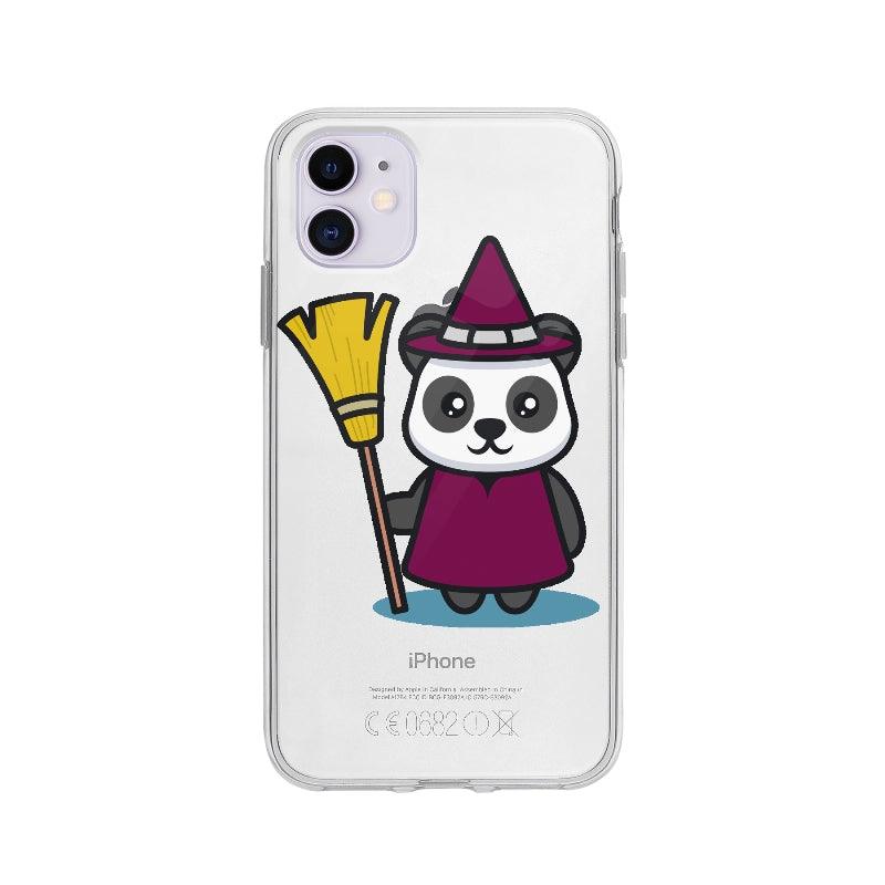 Coque Panda Déguisé En Sorcière pour iPhone 11 - Coque Wiqeo 10€-15€, Brice N, Déguisé, Halloween, iPhone 11, Panda, Sorcière Wiqeo, Déstockeur de Coques Pour iPhone