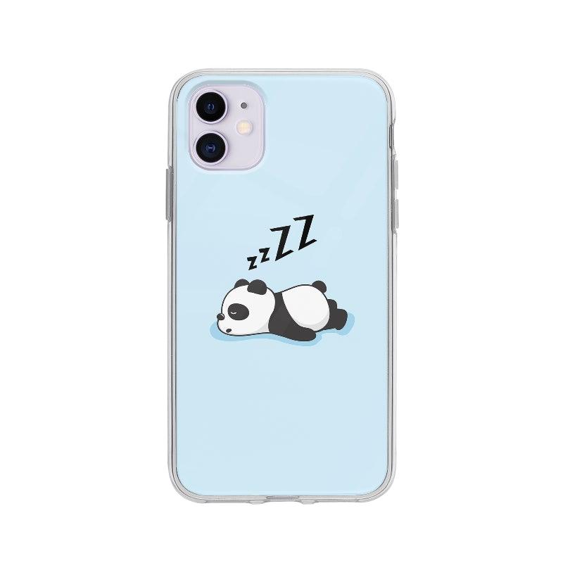 Coque Panda Endormi pour iPhone 11 - Coque Wiqeo 10€-15€, Animaux, Bastien M, Illustration, iPhone 11, Mignon Wiqeo, Déstockeur de Coques Pour iPhone