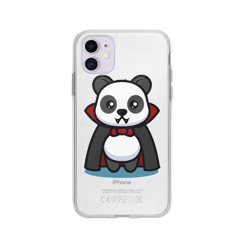 Coque Panda Vampire Halloween pour iPhone 11 - Coque Wiqeo 10€-15€, Fabrice M, Halloween, iPhone 11, Panda, Vampire Wiqeo, Déstockeur de Coques Pour iPhone