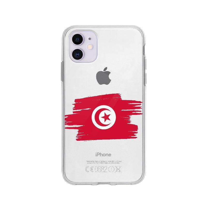 Coque Tunisie pour iPhone 11 - Coque Wiqeo 10€-15€, Drapeau, iPhone 11, Julie M, Pays, Tunisie Wiqeo, Déstockeur de Coques Pour iPhone
