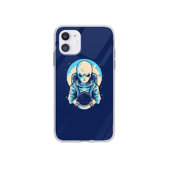 Coque Extraterrestre Astronaute pour iPhone 12 Max - Transparent