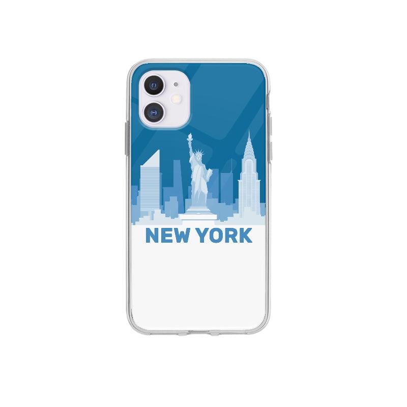 Coque New York pour iPhone 12 Max - Coque Wiqeo 10€-15€, Illustration, iPhone 12 Max, Laure R, Paysage, Voyage Wiqeo, Déstockeur de Coques Pour iPhone