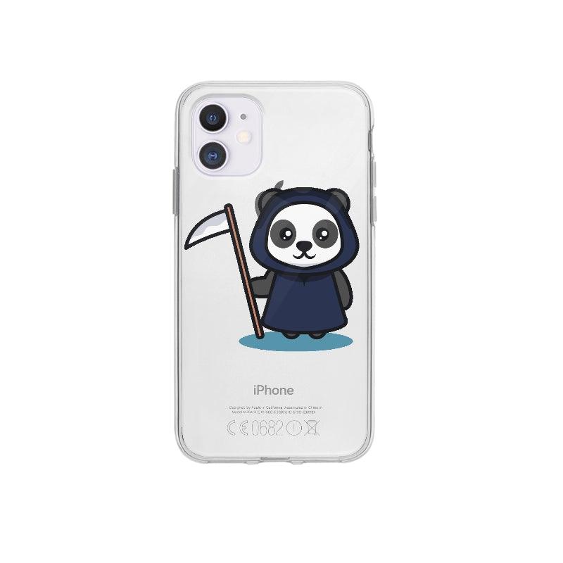 Coque Panda Déguisé En Faucheur pour iPhone 12 Max - Coque Wiqeo 10€-15€, Axel L, Déguisé, Faucheur, Halloween, iPhone 12 Max, Panda Wiqeo, Déstockeur de Coques Pour iPhone
