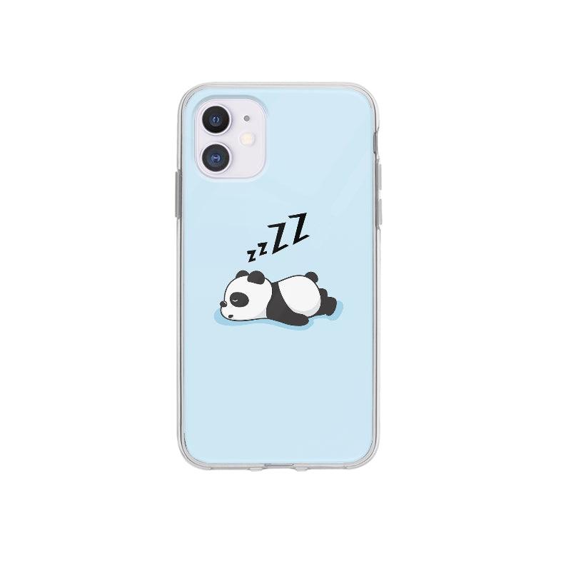 Coque Panda Endormi pour iPhone 12 Max - Coque Wiqeo 10€-15€, Animaux, Bastien M, Illustration, iPhone 12 Max, Mignon Wiqeo, Déstockeur de Coques Pour iPhone