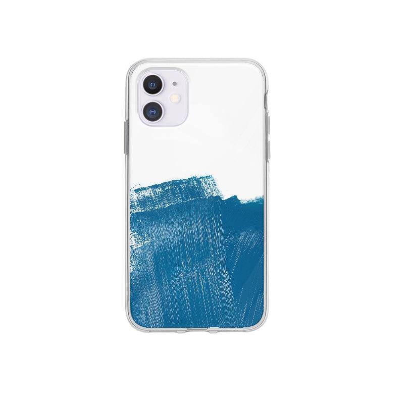Coque Peinture Bleue Marine pour iPhone 12 Max - Coque Wiqeo 10€-15€, Abstrait, Anais G, iPhone 12 Max Wiqeo, Déstockeur de Coques Pour iPhone