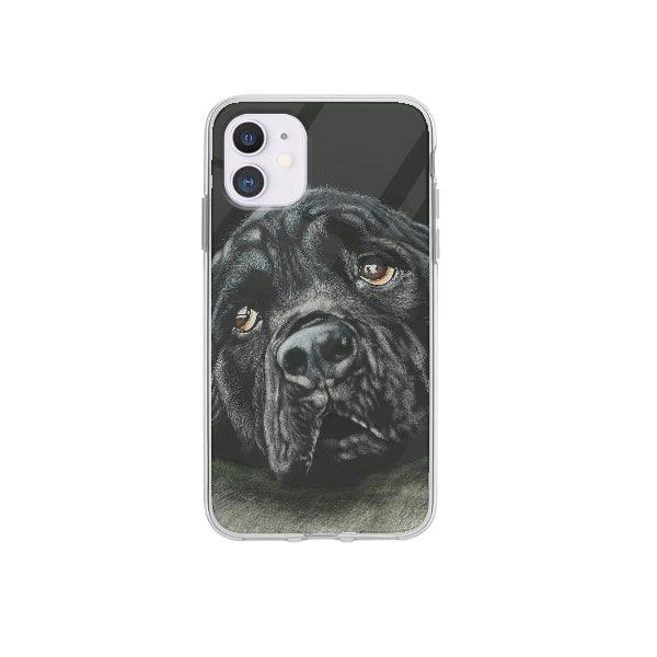 Coque Rottweiler Noir Triste pour iPhone 12 Max - Coque Wiqeo 10€-15€, Animaux, Brice N, Chien, iPhone 12 Max, Noir, Rottweiler Wiqeo, Déstockeur de Coques Pour iPhone