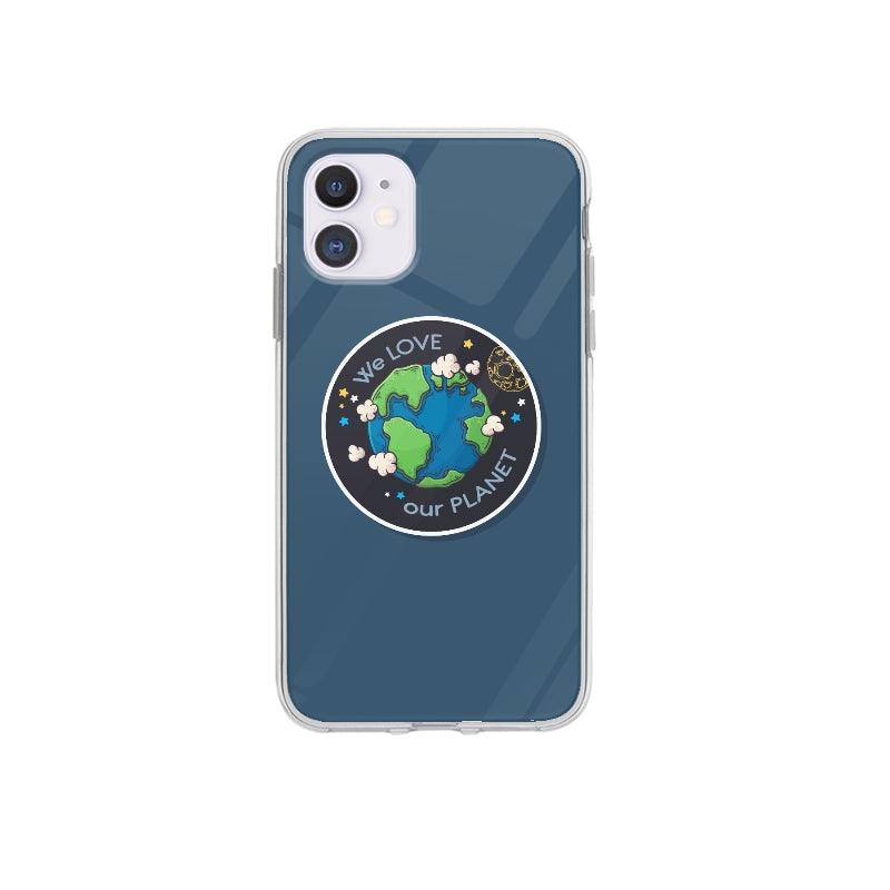 Coque Sticker Planète Terre pour iPhone 12 Max - Coque Wiqeo 10€-15€, Espace, Illustration, iPhone 12 Max, Rachel B Wiqeo, Déstockeur de Coques Pour iPhone