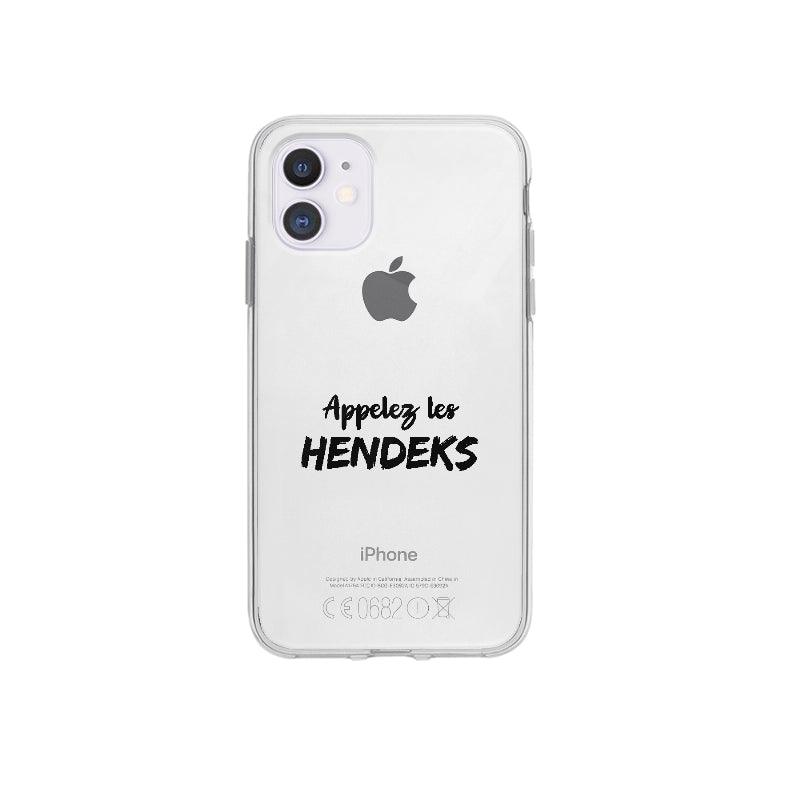Coque Appelez Les Hendeks pour iPhone 12 Mini - Coque Wiqeo 10€-15€, Adele C, Artiste, Buzz, Expression, Français, Humeur, iPhone 12 Mini Wiqeo, Déstockeur de Coques Pour iPhone