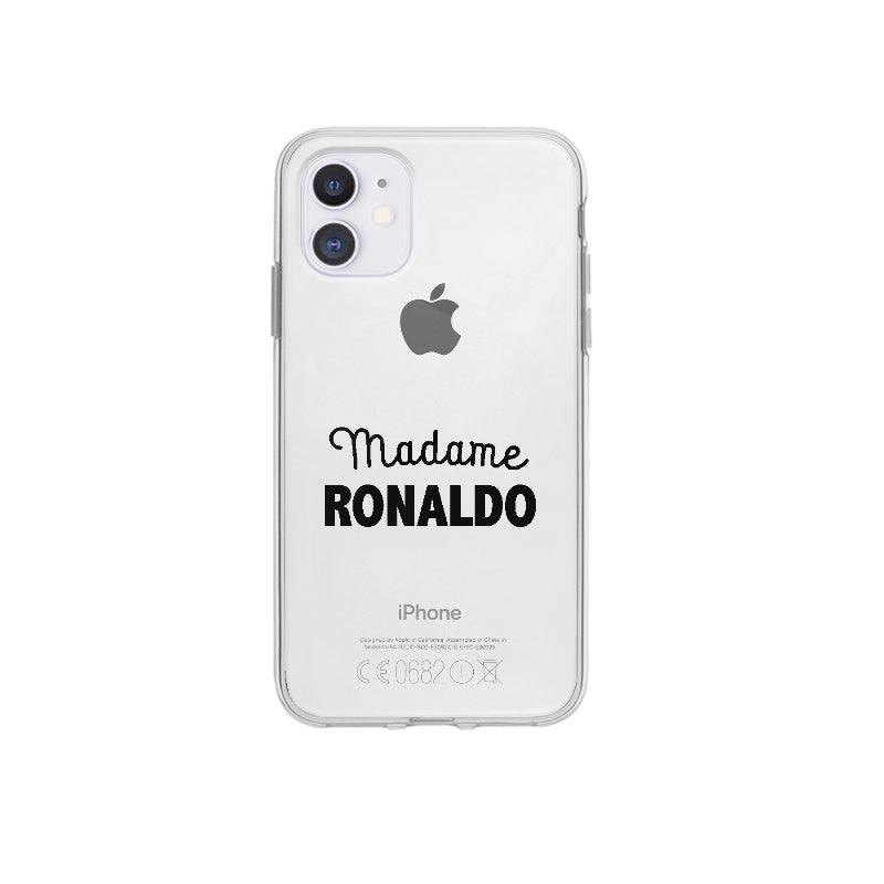 Coque Madame Ronaldo pour iPhone 12 Mini - Coque Wiqeo 10€-15€, Amour, Expression, Fierté, Football, Français, iPhone 12 Mini, Rachel B, Tempérament Wiqeo, Déstockeur de Coques Pour iPhone