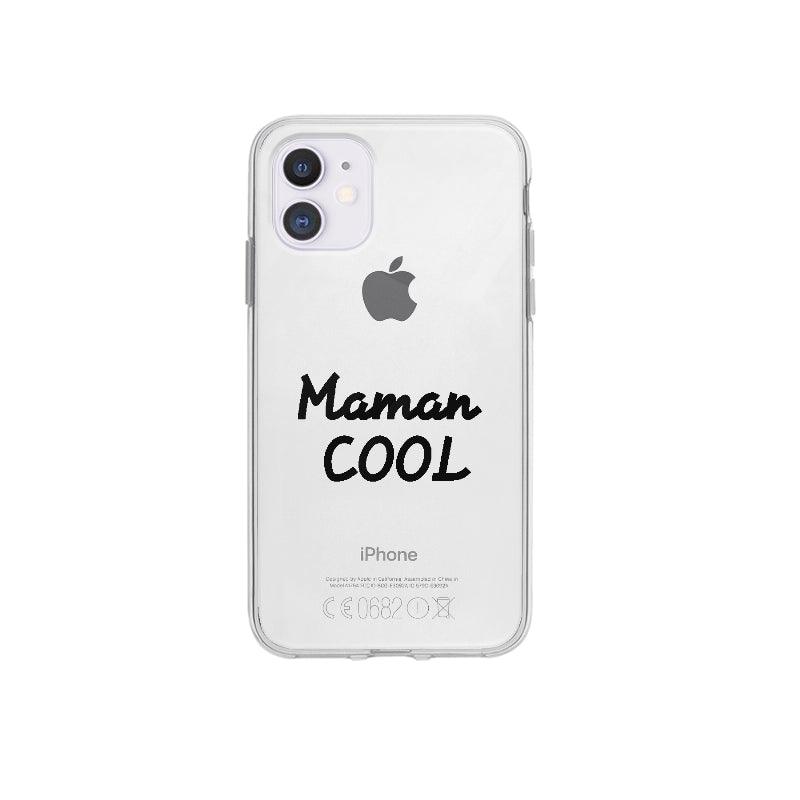 Coque Maman Cool pour iPhone 12 Mini - Coque Wiqeo 10€-15€, Amour, Expression, Fierté, Français, Hector P, iPhone 12 Mini, Tempérament Wiqeo, Déstockeur de Coques Pour iPhone