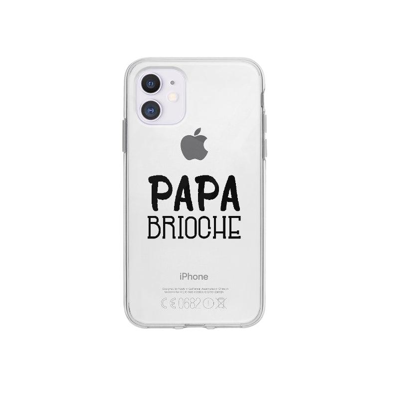 Coque Papa Brioche pour iPhone 12 Mini - Coque Wiqeo 10€-15€, Amour, Expression, Fierté, Français, Gautier N, iPhone 12 Mini, Tempérament Wiqeo, Déstockeur de Coques Pour iPhone