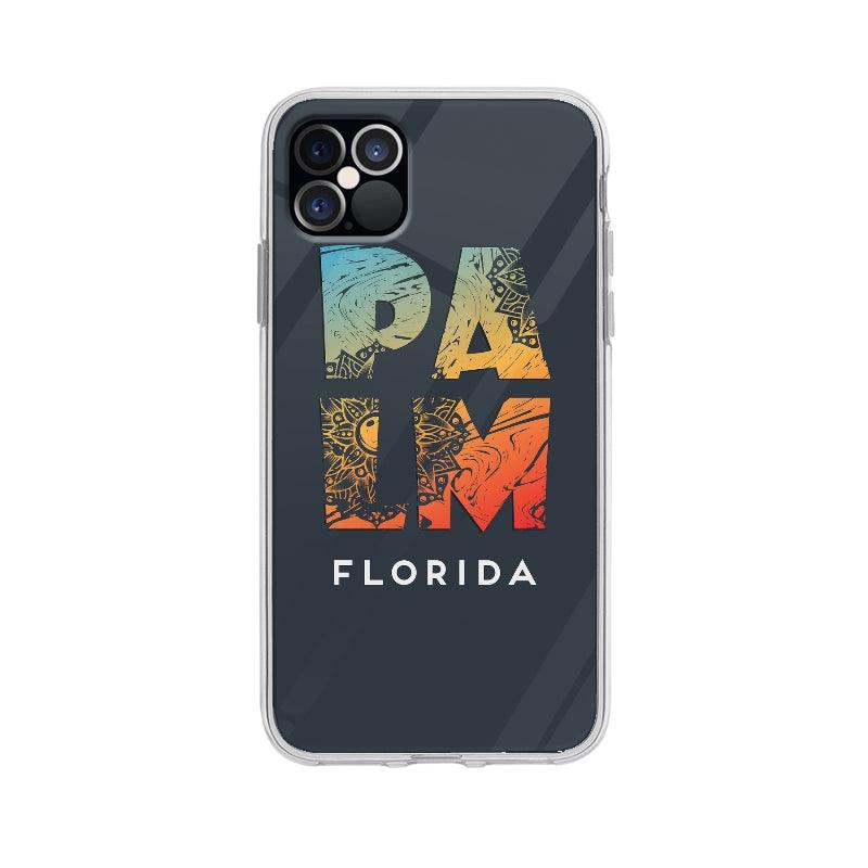 Coque Affiche Floride pour iPhone 12 Pro Max - Coque Wiqeo 10€-15€, Clara Z, iPhone 12 Pro Max, Texte, Vintage, Voyage Wiqeo, Déstockeur de Coques Pour iPhone
