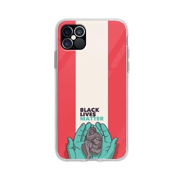 Coque Black Lives Matter pour iPhone 12 Pro Max - Transparent