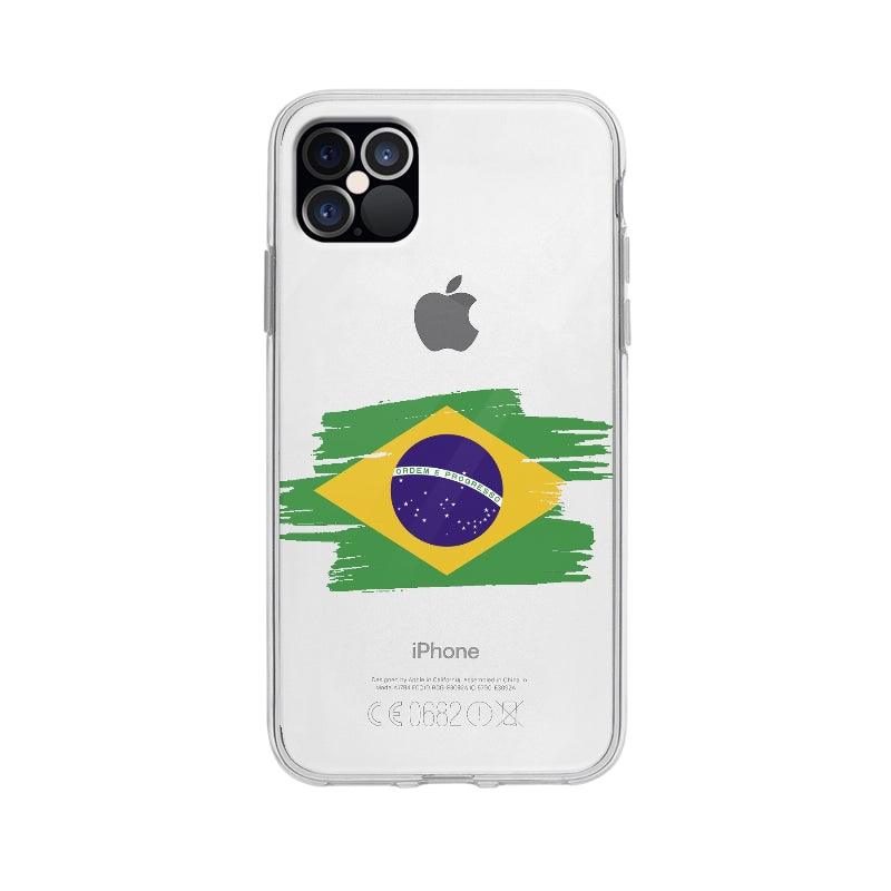 Coque Brésil pour iPhone 12 Pro Max - Coque Wiqeo 10€-15€, Brésil, Drapeau, Giselle D, iPhone 12 Pro Max, Pays Wiqeo, Déstockeur de Coques Pour iPhone