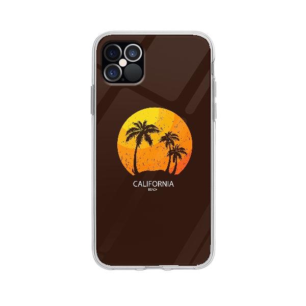 Coque California Beach pour iPhone 12 Pro Max - Transparent