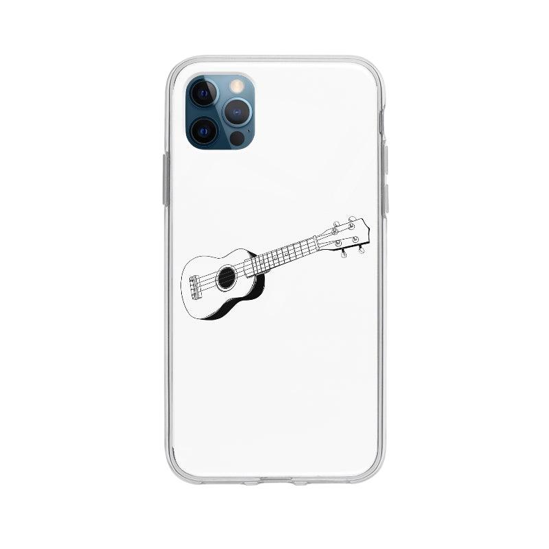 Coque Guitare Ukulélé pour iPhone 12 Pro Max - Coque Wiqeo 10€-15€, Catherine K, Illustration, iPhone 12 Pro Max Wiqeo, Déstockeur de Coques Pour iPhone
