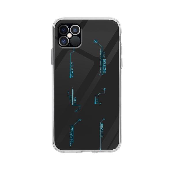 Coque Interface Futuriste pour iPhone 12 Pro Max - Coque Wiqeo 10€-15€, Abstrait, Brice N, iPhone 12 Pro Max Wiqeo, Déstockeur de Coques Pour iPhone