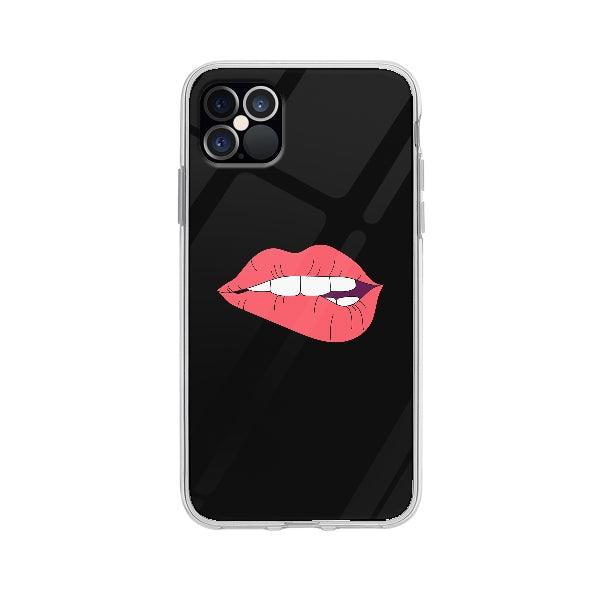 Coque Lèvres Rouges pour iPhone 12 Pro Max - Coque Wiqeo 10€-15€, Cyprien R, Illustration, iPhone 12 Pro Max Wiqeo, Déstockeur de Coques Pour iPhone