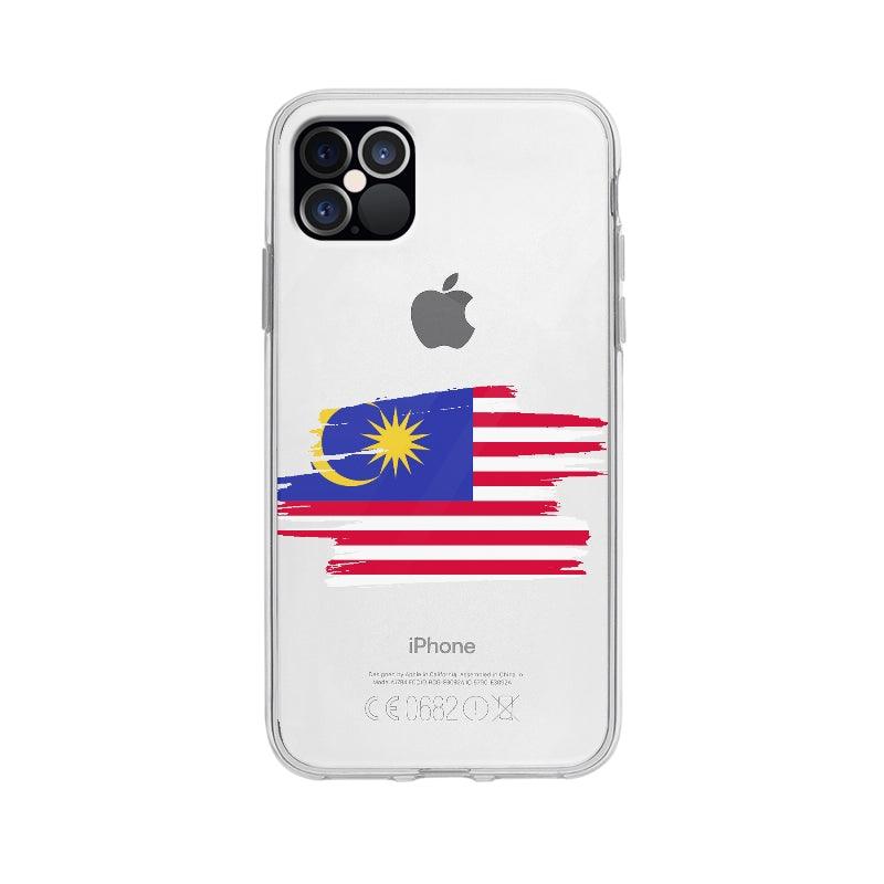 Coque Malaisie pour iPhone 12 Pro Max - Coque Wiqeo 10€-15€, Alexis G, Drapeau, iPhone 12 Pro Max, Malaisie, Pays Wiqeo, Déstockeur de Coques Pour iPhone