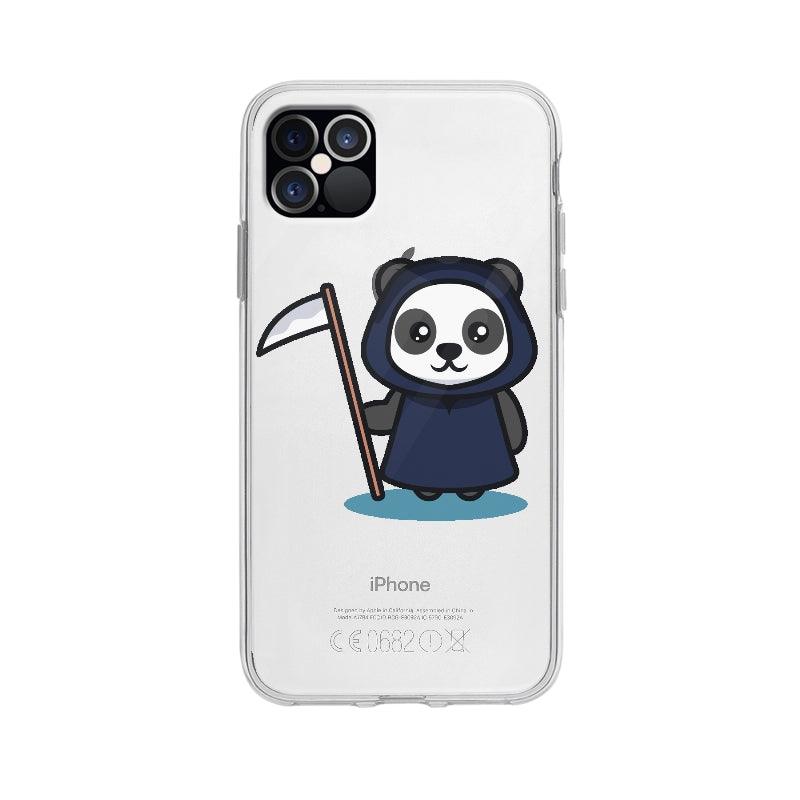 Coque Panda Déguisé En Faucheur pour iPhone 12 Pro Max - Coque Wiqeo 10€-15€, Axel L, Déguisé, Faucheur, Halloween, iPhone 12 Pro Max, Panda Wiqeo, Déstockeur de Coques Pour iPhone