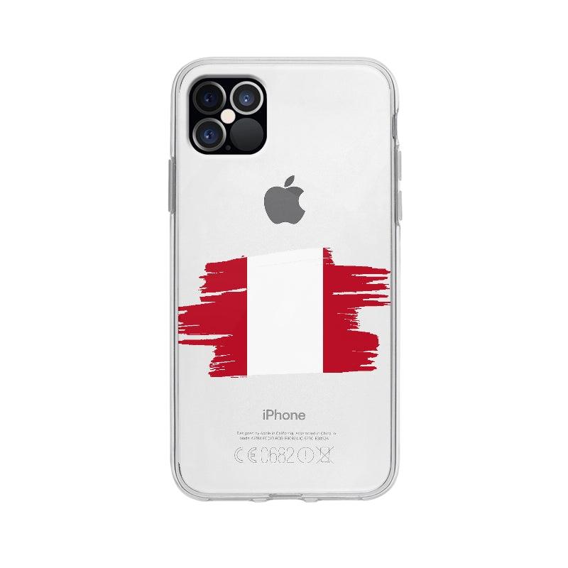 Coque Pérou pour iPhone 12 Pro Max - Coque Wiqeo 10€-15€, Camille B, Drapeau, iPhone 12 Pro Max, Pays, Pérou Wiqeo, Déstockeur de Coques Pour iPhone