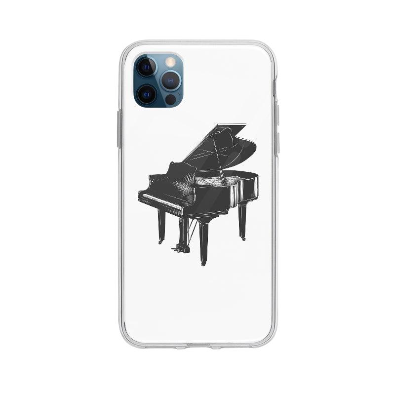 Coque Piano pour iPhone 12 Pro Max - Coque Wiqeo 10€-15€, Illustration, iPhone 12 Pro Max, Lydie T Wiqeo, Déstockeur de Coques Pour iPhone