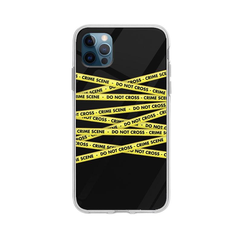 Coque Ruban Scène De Crime pour iPhone 12 Pro Max - Coque Wiqeo 10€-15€, Didier M, Illustration, iPhone 12 Pro Max Wiqeo, Déstockeur de Coques Pour iPhone