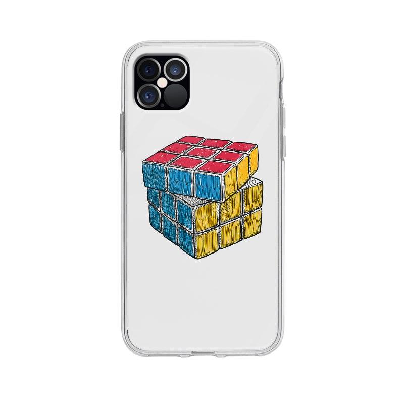 Coque Rubik's Cube pour iPhone 12 Pro Max - Coque Wiqeo 10€-15€, Illustration, iPhone 12 Pro Max, Lydie T Wiqeo, Déstockeur de Coques Pour iPhone