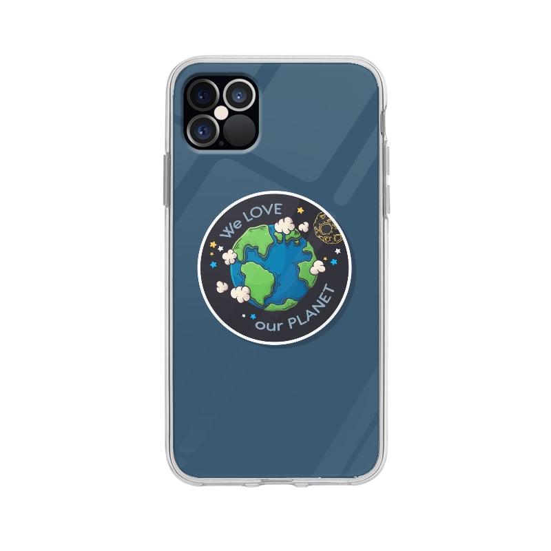 Coque Sticker Planète Terre pour iPhone 12 Pro Max - Coque Wiqeo 10€-15€, Espace, Illustration, iPhone 12 Pro Max, Rachel B Wiqeo, Déstockeur de Coques Pour iPhone