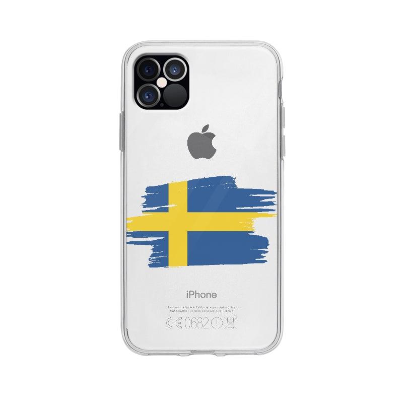 Coque Suède pour iPhone 12 Pro Max - Coque Wiqeo 10€-15€, Camille H, Drapeau, iPhone 12 Pro Max, Pays, Suède Wiqeo, Déstockeur de Coques Pour iPhone