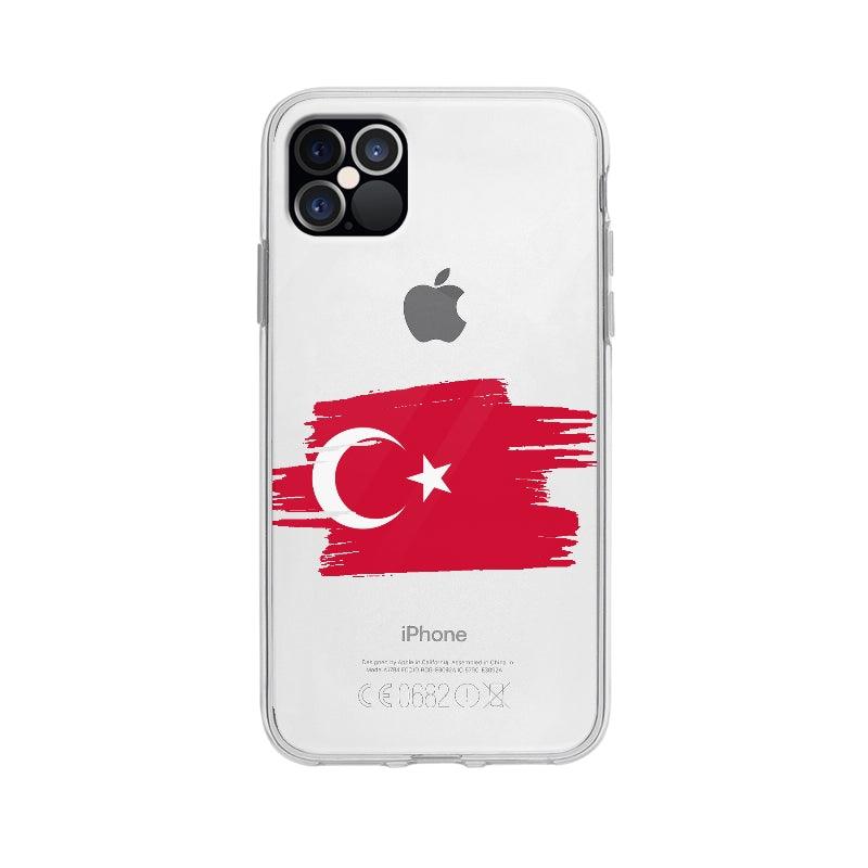 Coque Turquie pour iPhone 12 Pro Max - Coque Wiqeo 10€-15€, Camille B, Drapeau, iPhone 12 Pro Max, Pays, Turquie Wiqeo, Déstockeur de Coques Pour iPhone