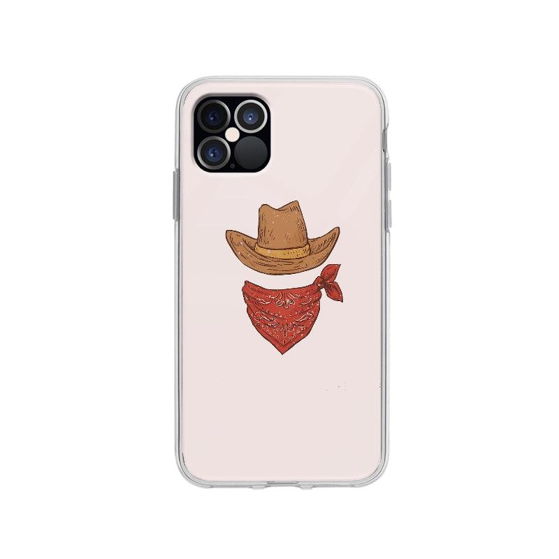 Coque Echarpe Et Chapeau De Cowboy pour iPhone 12 Pro - Coque Wiqeo 10€-15€, Alexis G, Illustration, iPhone 12 Pro Wiqeo, Déstockeur de Coques Pour iPhone