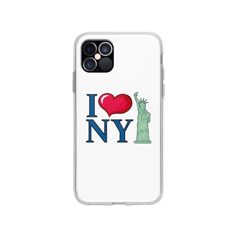 Coque I Love New York pour iPhone 12 Pro - Coque Wiqeo 10€-15€, iPhone 12 Pro, Laure R, Texte, Voyage Wiqeo, Déstockeur de Coques Pour iPhone