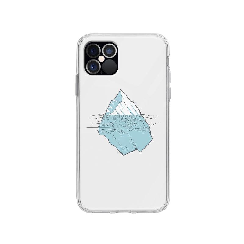 Coque Iceberg Dessiné pour iPhone 12 Pro - Coque Wiqeo 10€-15€, Chantal W, Illustration, iPhone 12 Pro Wiqeo, Déstockeur de Coques Pour iPhone