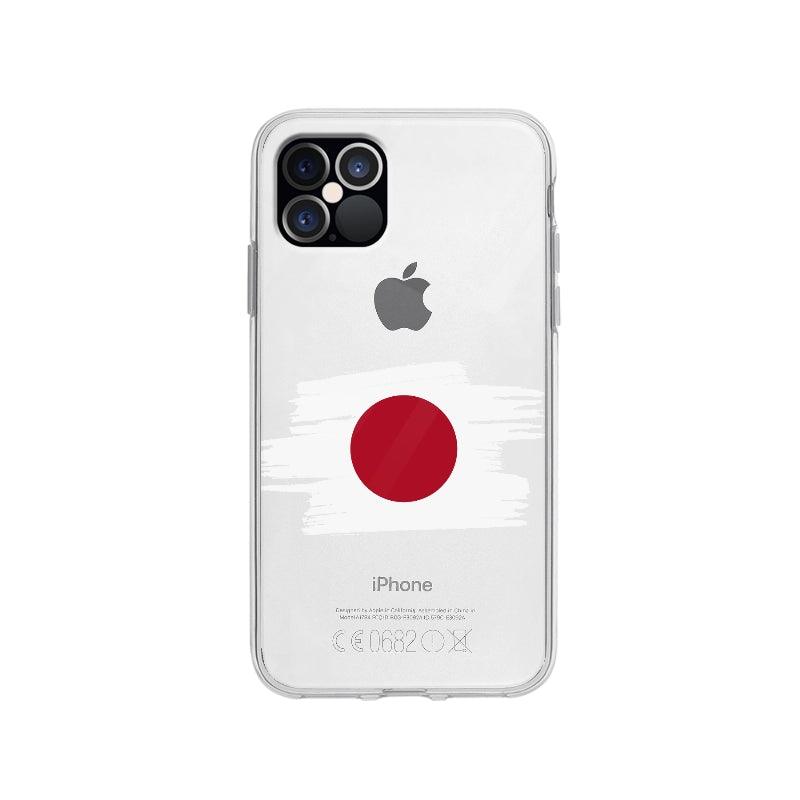 Coque Japon pour iPhone 12 Pro - Coque Wiqeo 10€-15€, Brice N, Drapeau, iPhone 12 Pro, Japon, Pays Wiqeo, Déstockeur de Coques Pour iPhone