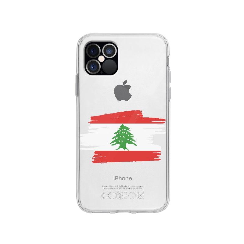 Coque Liban pour iPhone 12 Pro - Coque Wiqeo 10€-15€, Alais B, Drapeau, iPhone 12 Pro, Liban, Pays Wiqeo, Déstockeur de Coques Pour iPhone