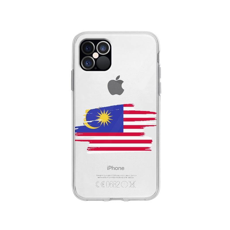 Coque Malaisie pour iPhone 12 Pro - Coque Wiqeo 10€-15€, Alexis G, Drapeau, iPhone 12 Pro, Malaisie, Pays Wiqeo, Déstockeur de Coques Pour iPhone