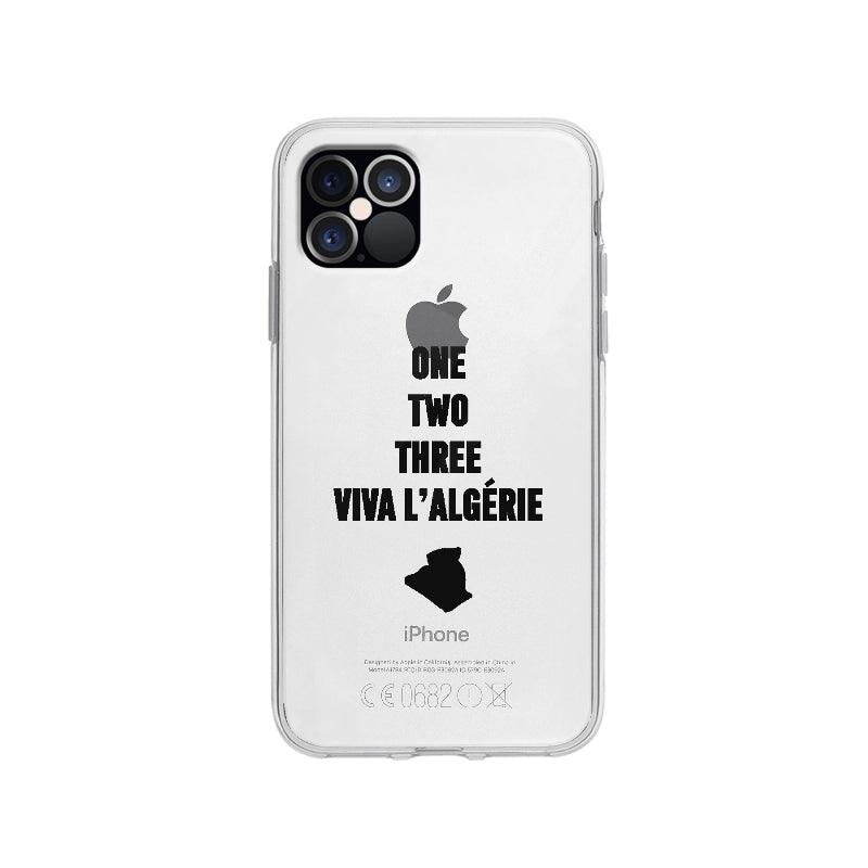 Coque One Two Three Viva L'algérie pour iPhone 12 Pro - Coque Wiqeo 10€-15€, Algérien, Axel L, Expression, Football, Français, iPhone 12 Pro Wiqeo, Déstockeur de Coques Pour iPhone
