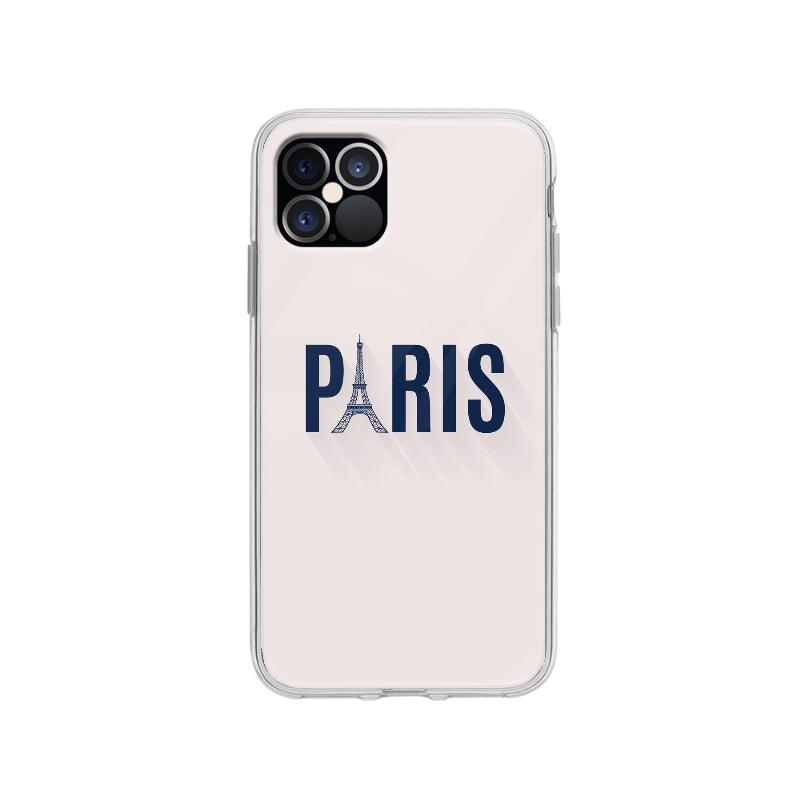 Coque Paris Tour Eiffel pour iPhone 12 Pro - Coque Wiqeo 10€-15€, Illustration, iPhone 12 Pro, Oriane G, Texte, Voyage Wiqeo, Déstockeur de Coques Pour iPhone